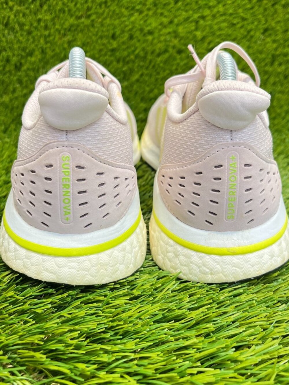 adidas Pink and Lime Women's Running Shoe - Picture 6 of 10